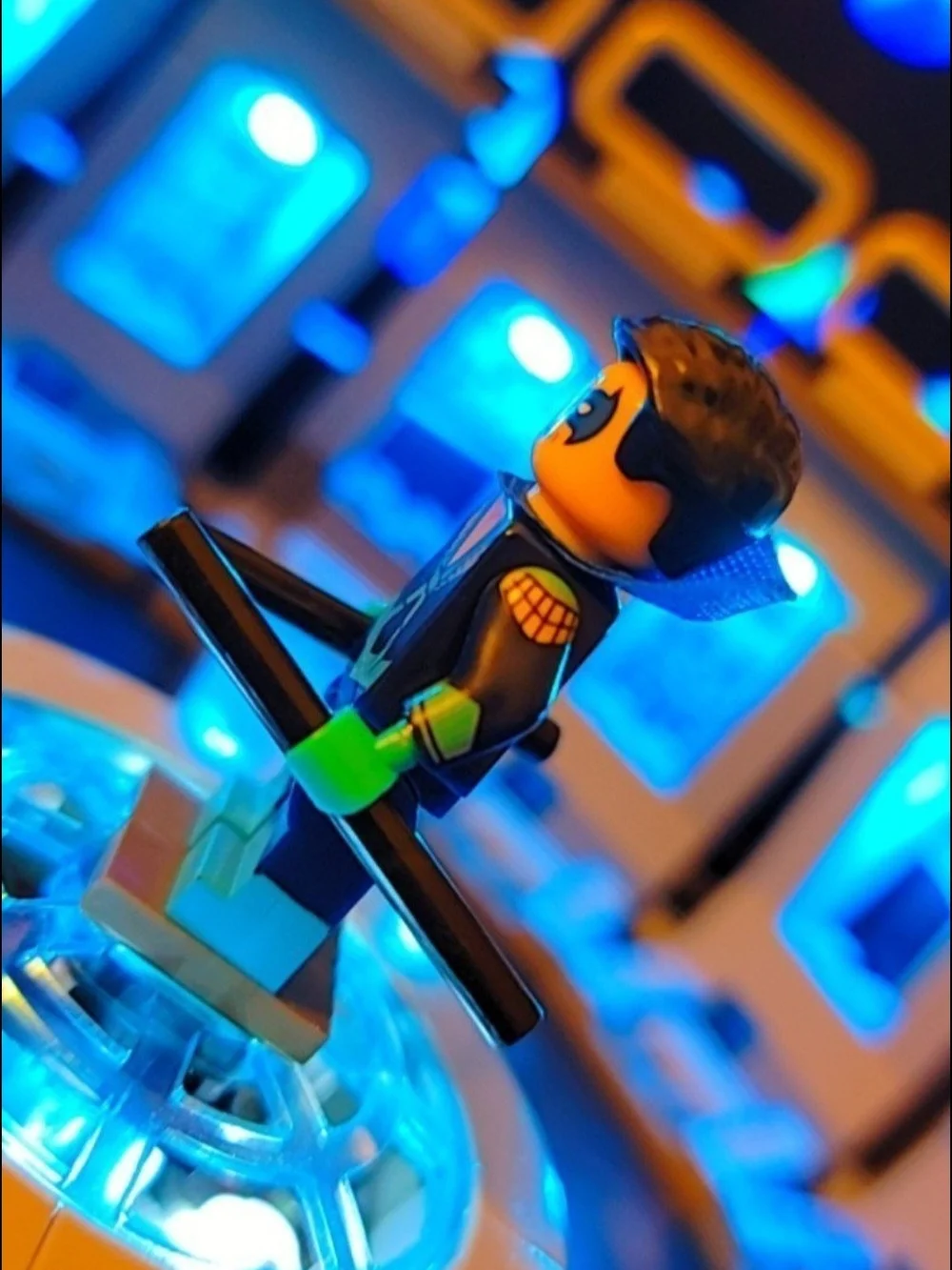 Batman Nightwing Minifigure Lego Compatible